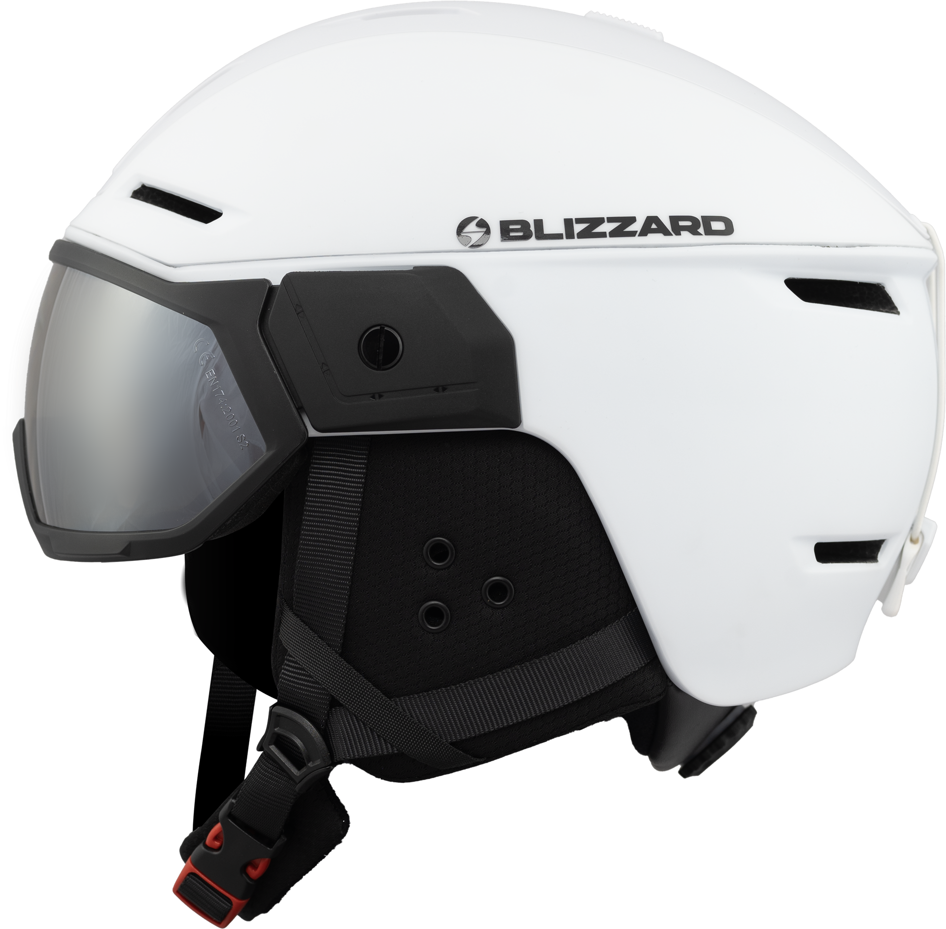 Lyžiarska prilba Blizzard W2W Edge Visor ski helmet, white
